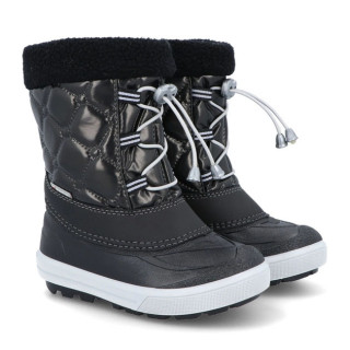 Черни детски ботушки, текстилна материя -  за есента и зимата N 100025102